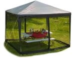 Relaxdays Moskitonetz Netzstoff Schwarz Feinmaschig mit Rei&szlig;verschluss 12 m x 2 m x