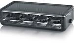 Severin Raclette-Grill RG 2365 Black Line Lite mit Grillplatte 1.300 W
