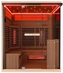 Dewello Infrarotkabine Sauna Kenora 160cm x 120cm 3 Personen Vollspektrum &