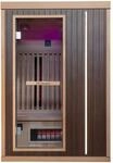 Dewello Infrarotkabine Sauna Melville 130cm x 105cm 2 Personen Vollspektrum &
