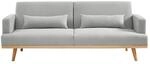 Vente-unique Schlafsofa Esme Hellgrau 216 cm