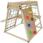 Juskys Mini Kletterger&uuml;st f&uuml;r Kinder mit Rutsche