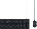 Hama USB-Tastatur-Maus-Set CKM-200 QWERTZ Kabelgebunden Schwarz