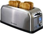 Sommertal Toaster ST1500 XXL 4 Scheiben mit Br&ouml;tchenaufsatz