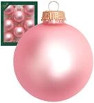 Krebs Glas Lauscha Weihnachtskugeln Uni-Design Rosalie Rosa 7cm