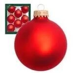 Krebs Glas Lauscha GmbH Christbaumkugeln Weihnachtskugeln Glas &Oslash; 7 cm 8 St&uuml;ck