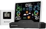 Bresser Funk-Wetterstation mit Rahmenlosem Display Schwarz