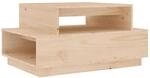 vidaXL Couchtisch 80x55x40,5 cm Massivholz Kiefer