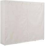 vidaXL Kleiderschrank Wei&szlig; 200 x 40 x 170 cm Stoff