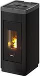 Freepoint Pelletofen FreePoint Pelletofen LIFE Stahl Schwarz-Grau 8,5 kW