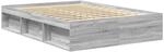 vidaXL Bettgestell Grau Sonoma 140x190 cm 3203906
