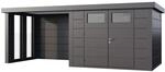 Ger&auml;tehaus Classico 3024 mit Lounge S Links m. Fenster 582 cm x 238 cm...