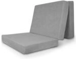 Beautissu VS95 Visco Klappmatratze 201x120x14cm Grau