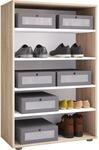 VCM Schuhschrank Lona Sonoma-Eiche