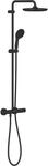 Grohe Duschsystem Vitalio Start 250 Schwarz matt Rund mit Thermostat
