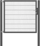 Einzeltor Flexo Plus 150 cm x 140 cm Pfosten 100 cm x 100 cm Anthrazit
