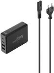 Hama USB-Ladestation Schnellladeger&auml;t mit 4 Ports GaN 2 x USB-C 2 x USB-A 65 W