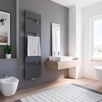 Schulte Design-Heizk&ouml;rper Turin mit Mittenanschluss 505 x 1703 mm Anthrazit