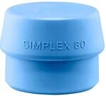 Halder Simplex Ersatzeinsatz TPE-soft Blau 80mm