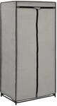 vidaXL Kleiderschrank Grau 75&times;50&times;160 cm