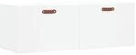 vidaXL Wandschrank Wei&szlig; 100x36,5x35 cm Holzwerkstoff Modell 8
