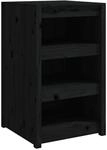 vidaXL Outdoor-K&uuml;chenschrank Schwarz 55x55x92 cm Massivholz Kiefer Modell 1