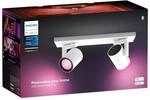 Philips Hue Smart-LED-Deckenleuchte Argenta White & Color Ambiance 2er Spot