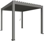 Biohort Pergola 3 m x 3,5 m Quarzgrau-Metallic