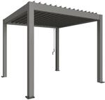 Biohort Pergola 3 m x 3 m Quarzgrau-Metallic