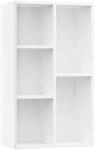vidaXL B&uuml;cherregal/Sideboard Wei&szlig; 50x25x80 cm Holzwerkstoff 800162