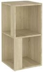 vidaXL Eckregal Sonoma-Eiche 33x33x67 cm Holzwerkstoff