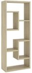 vidaXL Wandregal Sonoma-Eiche 36x16x90 cm Holzwerkstoff 803014