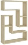vidaXL Wandregale 2 Stk. Sonoma-Eiche 50x15x50 cm Holzwerkstoff 807217
