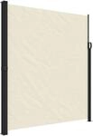 vidaXL Seitenmarkise Ausziehbar Creme 220x500 cm 4004475