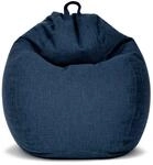 Green Bean Sitzsack Home, 80 x 90 x 50 cm Linen Waschbarer Bezug mit