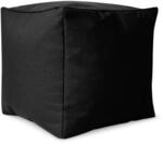 Green Bean Sitzhocker Cube 40 x 40 x 40 cm Wetterfest Waschbarer Bezug Schwarz