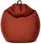Green Bean Sitzsack Home, 80 x 90 x 50 cm Linen Waschbarer Bezug mit