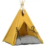 PawHut Tipi-Zelt mit Kissen und Rutschfestem Boden PawHut Tipi-Zelt mit Kissen und Rutschfestem Boden