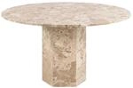 ebuy24 Naxos Esstisch 130x130cm Braun