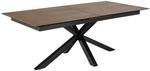 ebuy24 Heaven Esstisch 100x200/240cm mit Auszug Braun