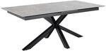 ebuy24 Heaven Esstisch 100x200/240cm inkl 1 Zusatzplatte Grau
