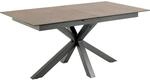 ebuy24 Heaven Esstisch 90x168/210cm inkl 1 Zusatzplatte Braun