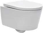 Swiss Aqua Technologies Wand-WC Kurz 48CM mit SoftClose WC-Sitz und TakeOff Funktion