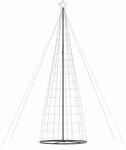 vidaXL LED Weihnachtsbaum 1534 LEDs Blau 503 cm 4016458