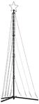 vidaXL LED Weihnachtsbaum 339 LEDs Kaltwei&szlig; 187 cm 4016429