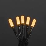 Konstsmide Micro LED-Lichterkette Slim Frosted 50 Bernsteinfarbenen Dioden 30 V