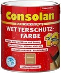 Consolan Wetterschutzfarbe Rehbraun Seidengl&auml;nzend 2,5,