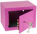 HMF 49216-15 Tresor Schl&uuml;ssel M&ouml;beltresor 23 x 17 x 17 cm Pink