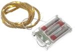 Marelida LED Lichterkette Seil Deko Jute Tau Kordel 20LED 1m Timer Maritim F&uuml;r...