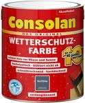 Consolan Wetterschutzfarbe Nachtblau Seidengl&auml;nzend 2,5,